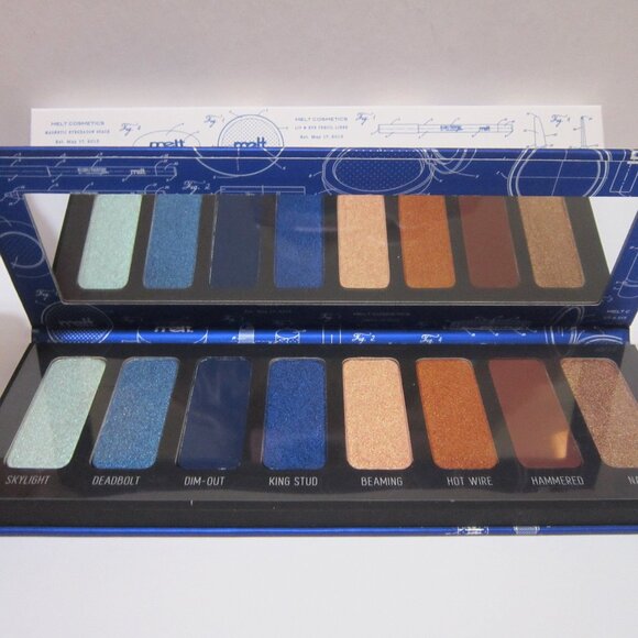 BNIB MELT COSMETICS BLUEPRINT EYESHADOW PALETTE~CRUELTY FREE BRAND!